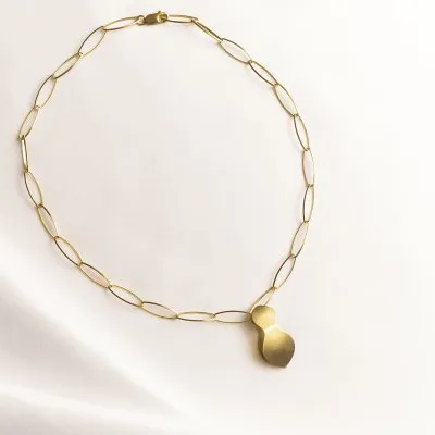 Colier AURA design minimal, realizat manual. - Monom