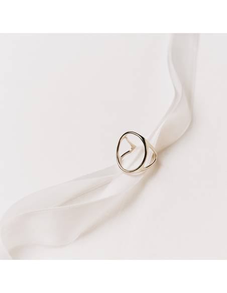 TRIOVALE ring Minimalist, handcrafted - Monom