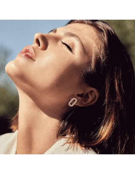 Cercei Labyrinth Oval Small, realizati manual. - Monom