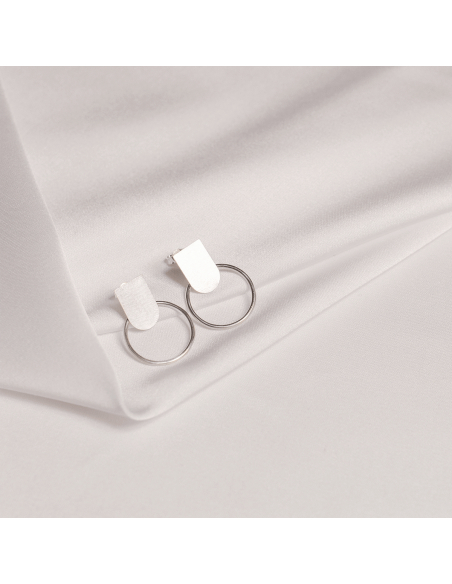 Cercei PLATTITUDE Combo Small Minimal, realizati manual. - Monom