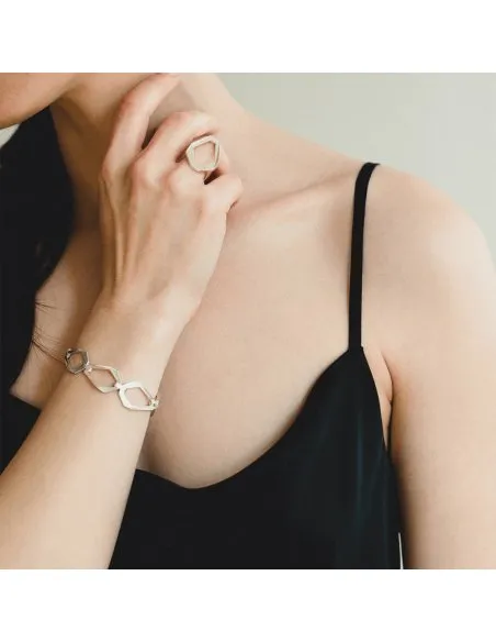 TECTONICA Minimal Bracelet, handcrafted. - Monom