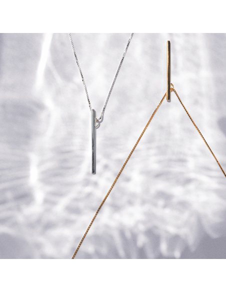 Colier LINIA small Minimal, realizat manual. - Monom