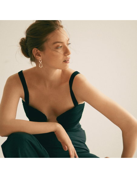 Cercei TECTONICA DUO Minimal, realizata manual. - Monom