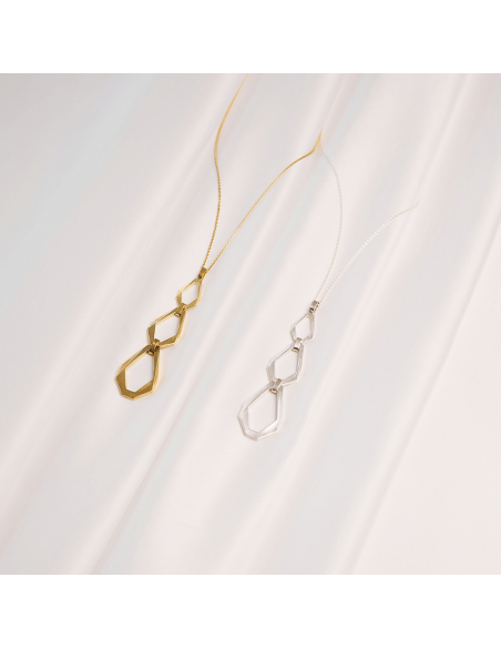 TECTONICA TRIO Minimal Necklace, handcrafted. - Monom