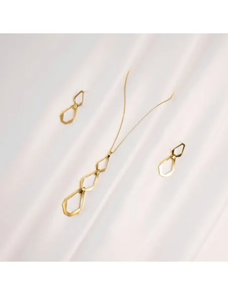 TECTONICA DUO Minimal Earrings, handcrafted. - Monom