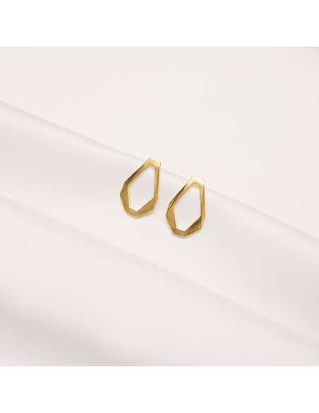 TECTONICA UNO Minimal Earrings, handcrafted. - Monom