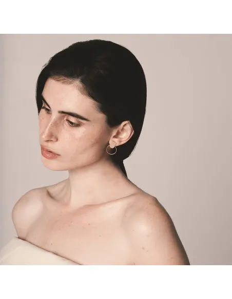 PLATTITUDE Combo Small Minimal Earrings, Handmade by Monom