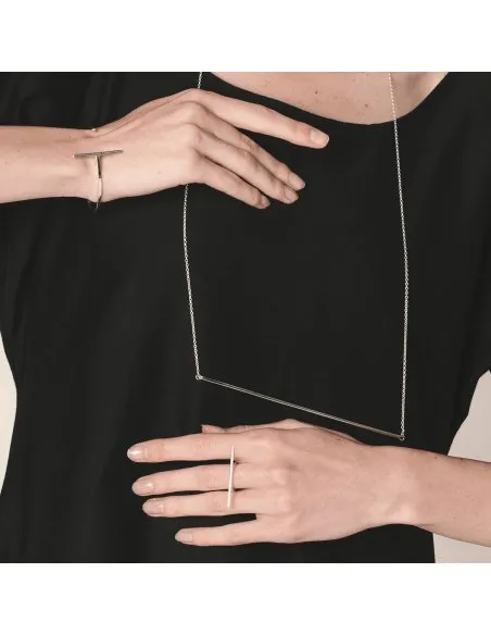 LINIA necklace Minimalist, handcrafted - Monom