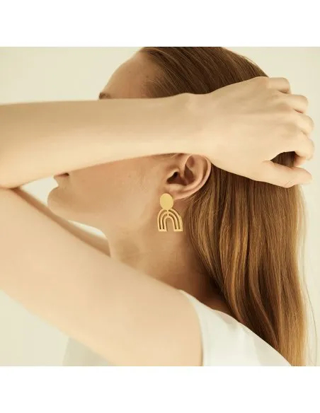 The Mino Earrings  Minimalist, handcrafted - Monom