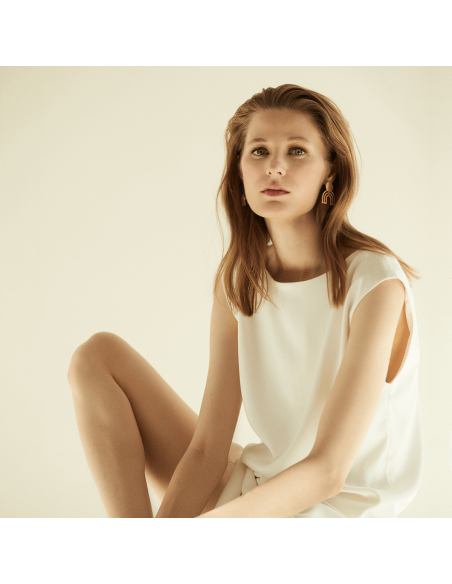 The Mino Earrings  Minimalist, handcrafted - Monom