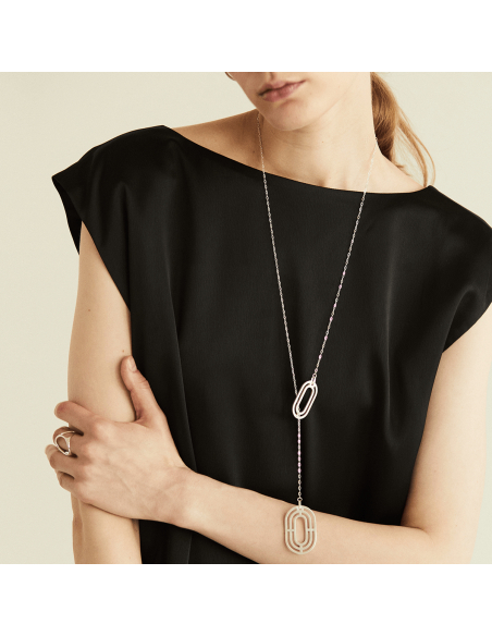 The Solaria Oval necklace Minimalist, handcrafted - Monom