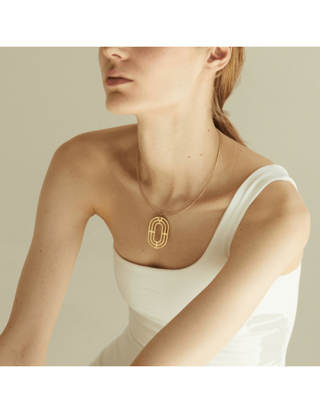 SOLARIA necklace Minimalist, handcrafted - Monom