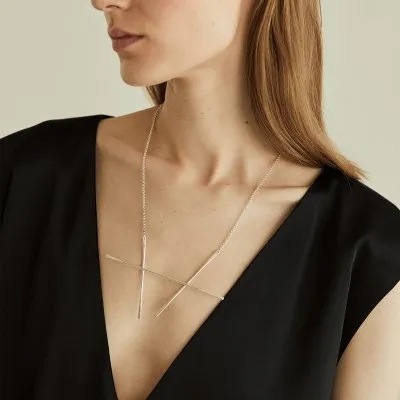 Alphabet Freya Minimal Necklace, Handcrafted - Monom 2