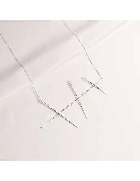 ALPHABET EDDA Minimal Necklace - Handmade by Monom