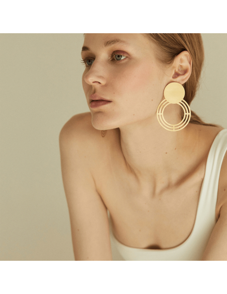 Cercei Labyrinth Saturnalia Small Minimal, realizati manual. - Monom