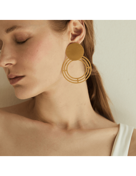 Cercei Labyrinth Saturnalia Small Minimal, realizati manual. - Monom