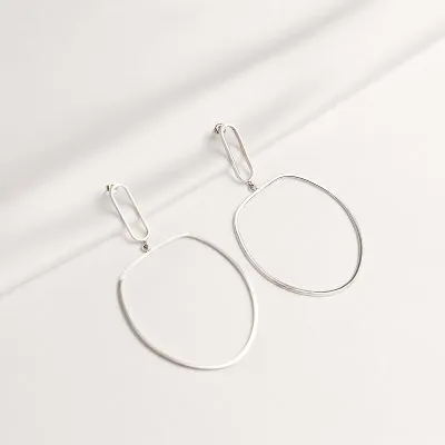 CALIOPE Minimal Earrings, Handmade by Monom