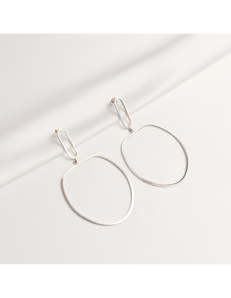 CALIOPE Minimal Earrings, Handmade by Monom