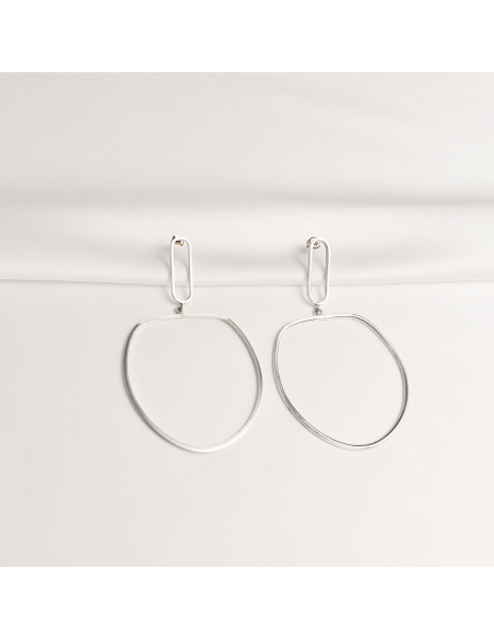 CALIOPE Minimal Earrings, Handmade by Monom