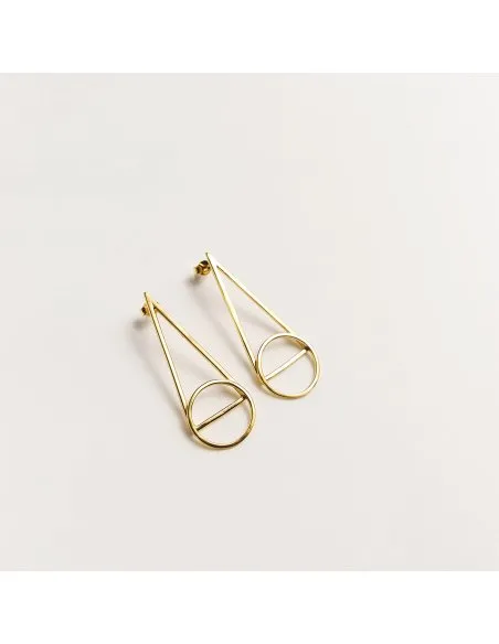ENIA Minimal Earrings, Handmade by Monom