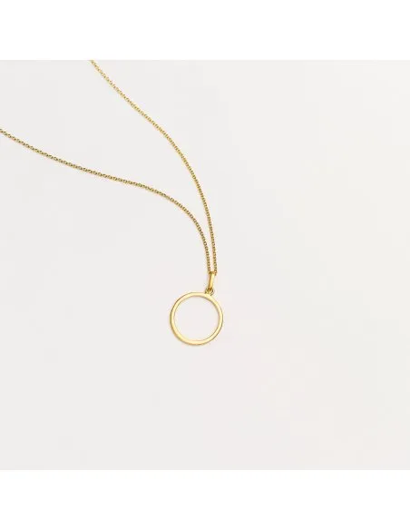 PLATTITUDE EMPTY Minimal Necklace, Handmade by Monom