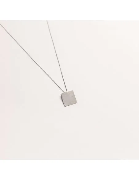 PLATTITUDE SQUARE Small Minimal Choker, Handmade by Monom