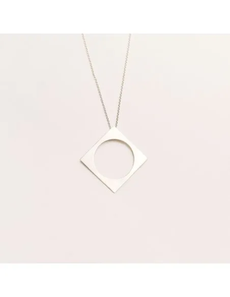 Colier PLATTITUDE S-CIRCLED Minimal, realizat manual. - Monom