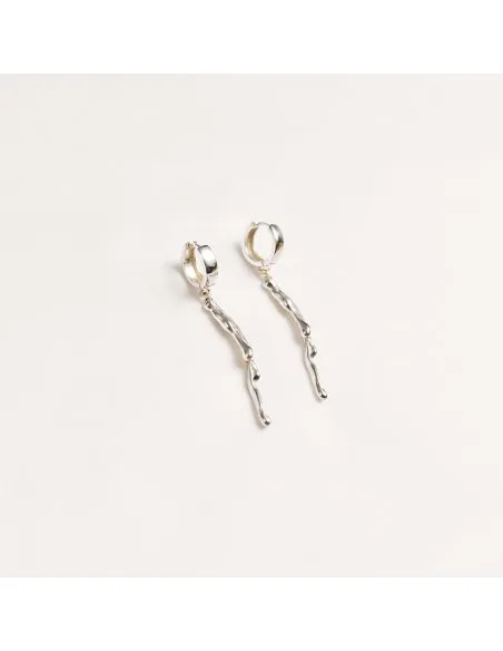 AVA CREOLE Minimal Earrings, Handmade by Monom