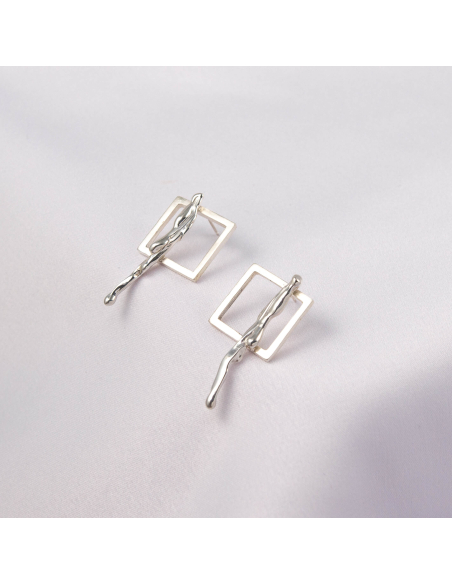 Cercei AVA squared Minimal, realizati manual. - Monom