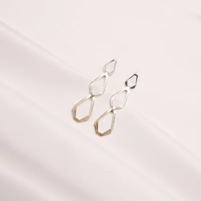 TECTONICA TRIO Minimal Earrings, handcrafted. - Monom 2