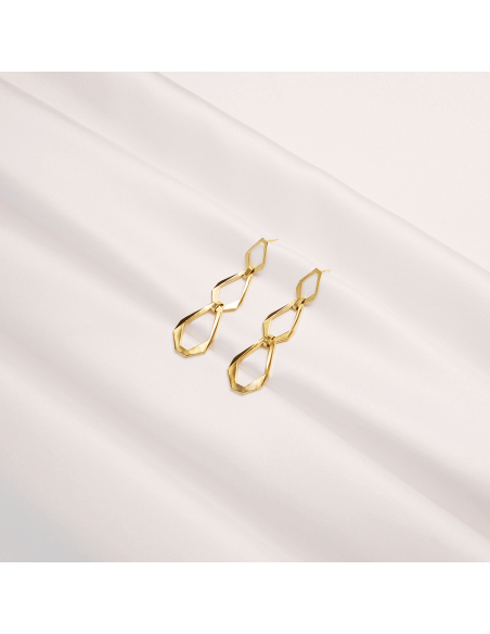 TECTONICA TRIO Ohrringe, handgefertigt. - Monom