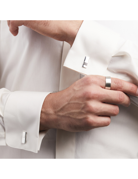 Butoni RECTANGLE Minimal, realizat manual. - Monom