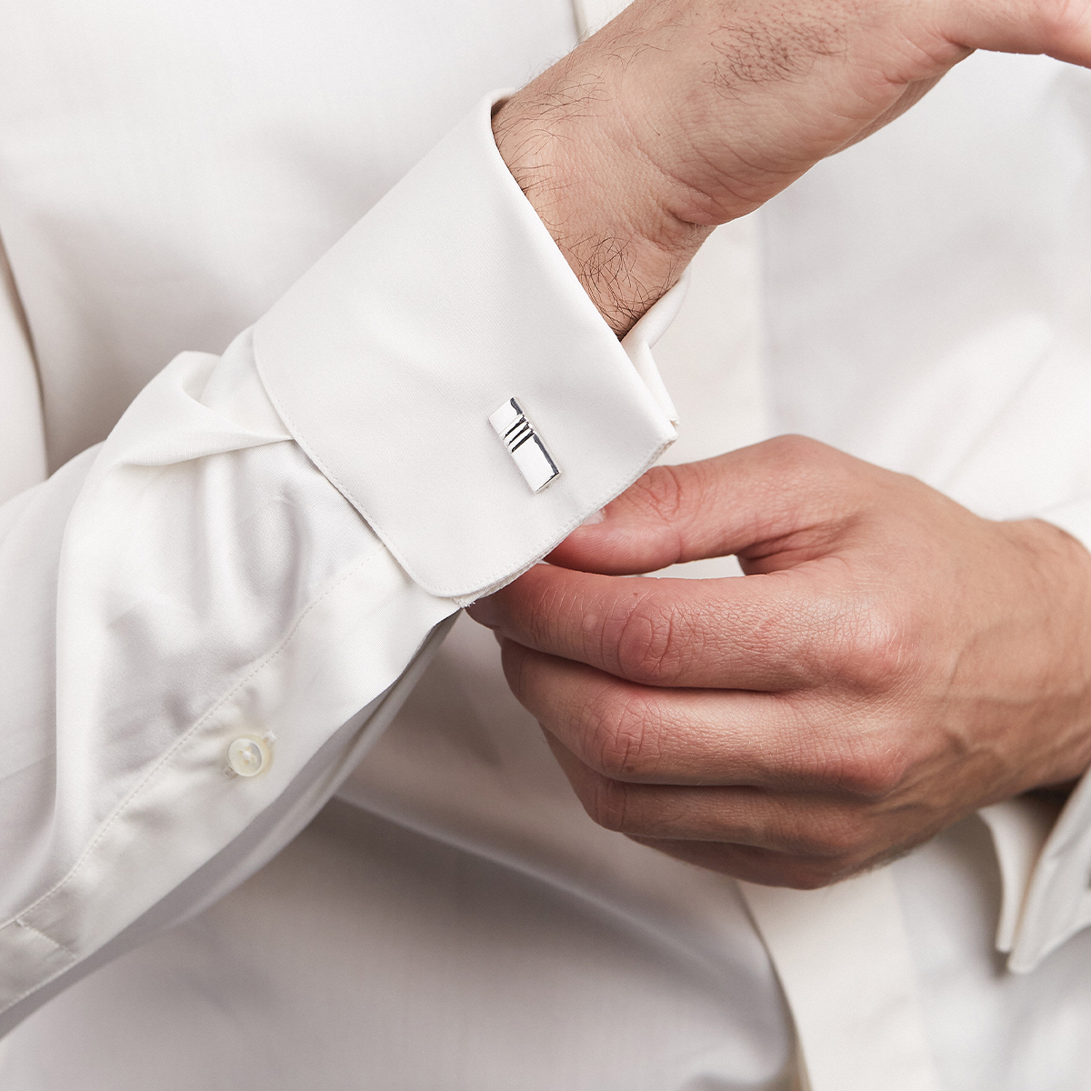 RECTANGLE Minimal Cufflinks - Handmade by Monom 2