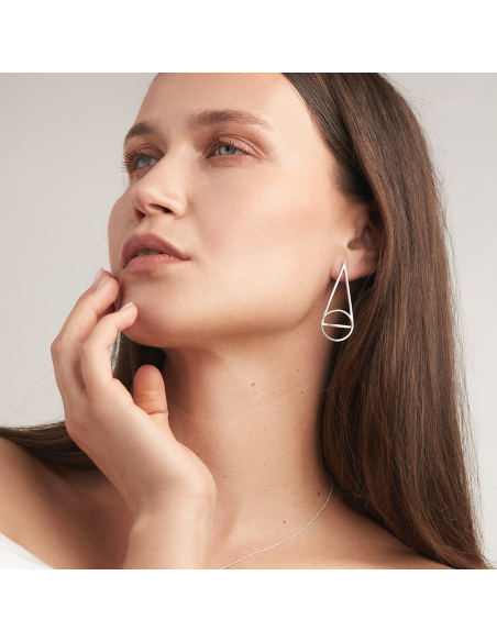 ENIA Minimal Earrings, Handmade by Monom