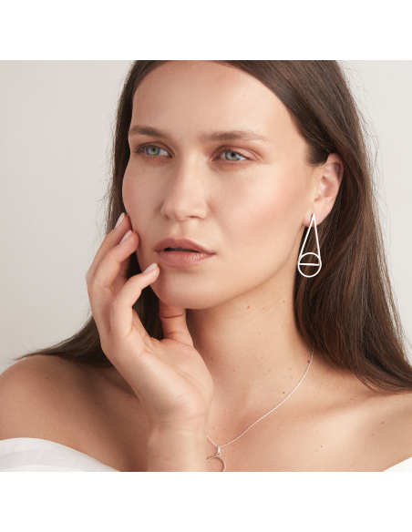 ENIA Minimal Earrings, Handmade by Monom