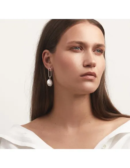 Caliope Lush Minimal Earrings, Handmade by Monom