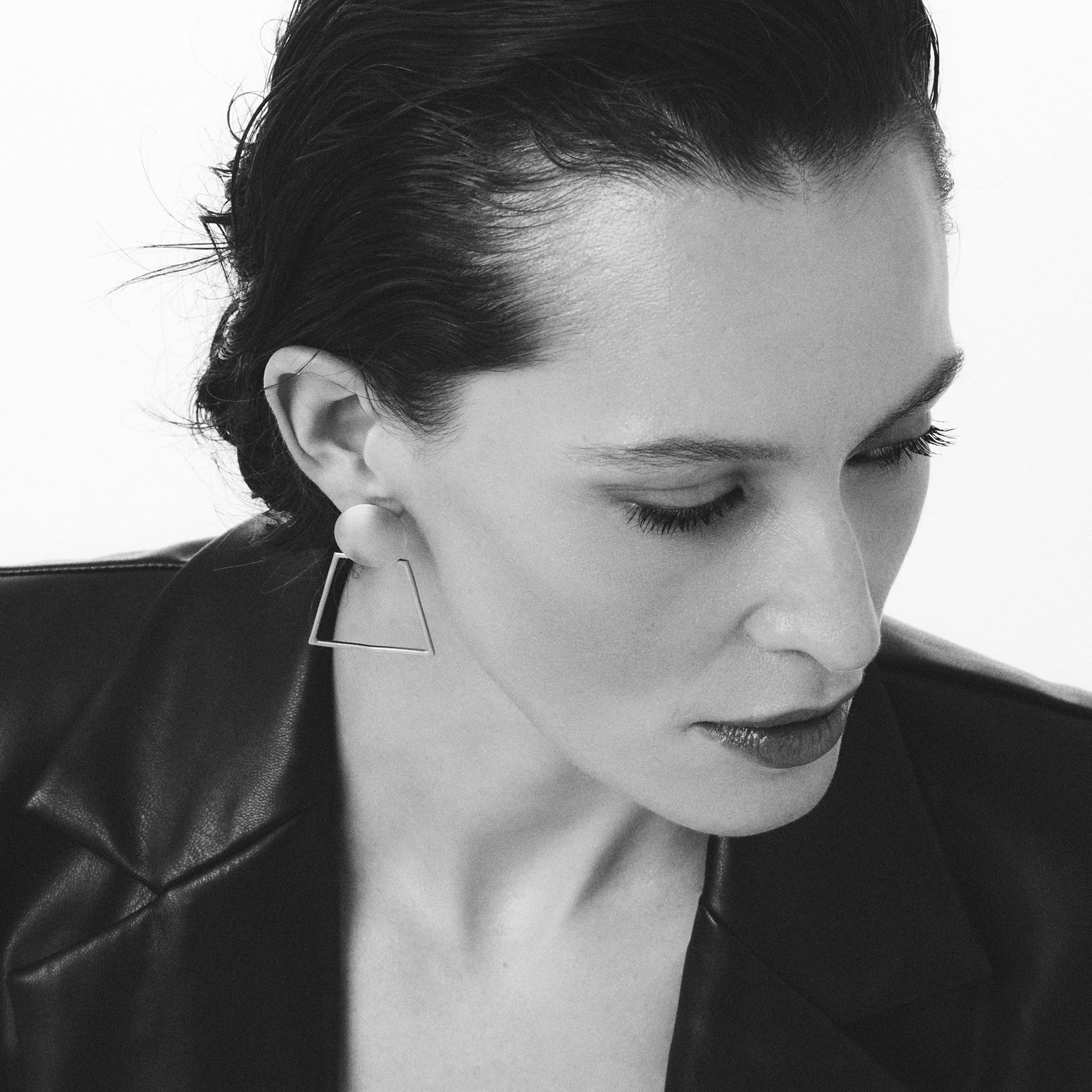 HERA earrings Minimalist, handcrafted - Monom 2