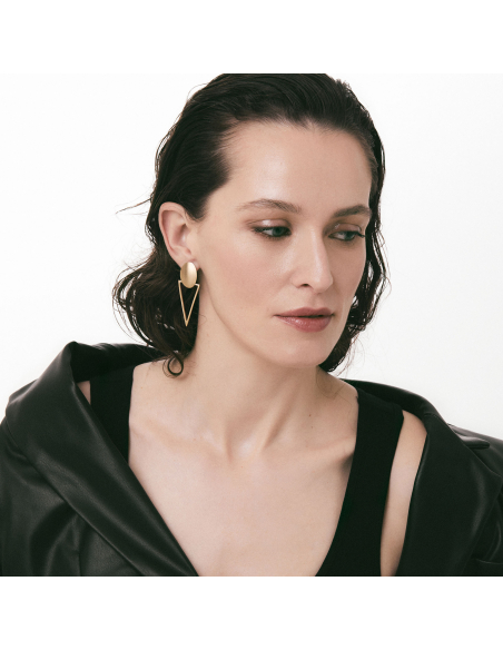 RHEA earrings Minimalist, handcrafted - Monom