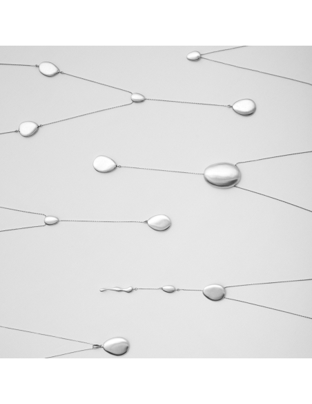 TECTONICA TRIO Minimal Necklace, handcrafted. - Monom