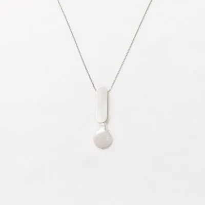 The Troia Pendant necklace Minimalist, handcrafted - Monom