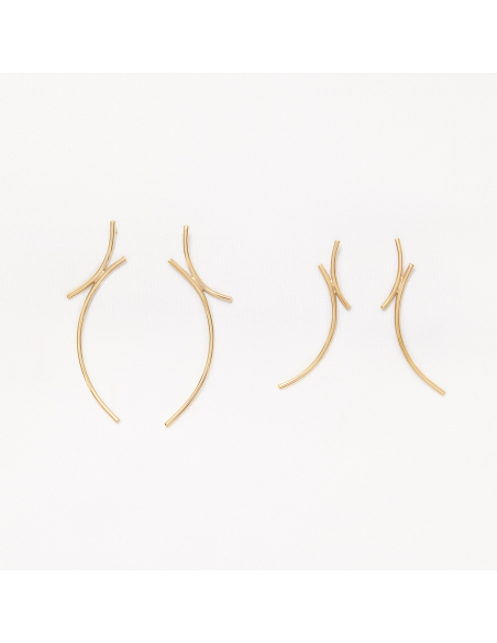 GAIA Minimal Earrings, Handmade by Monom