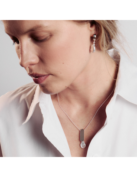 The Troia Pendant necklace Minimalist, handcrafted - Monom