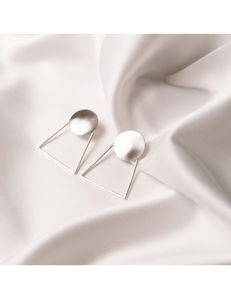 HERA earrings Minimalist, handcrafted - Monom