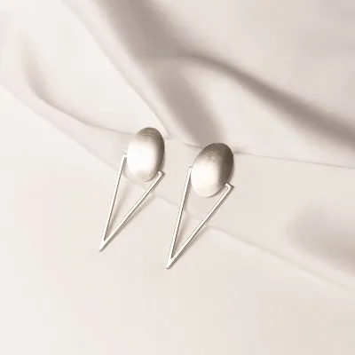 RHEA earrings Minimalist, handcrafted - Monom