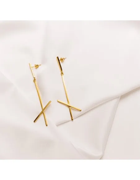 Cercei ALPHABET X Minimal, realizat manual. - Monom